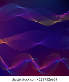 Design elements business presentation template. Vector illustration vertical web banners background, backdrop glow light effect . EPS 10 for web template, web site page presentation, neon disco club