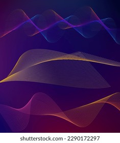 Design elements business presentation template. Vector illustration vertical web banners background, backdrop glow light effect . EPS 10 for web template, web site page presentation, neon disco club