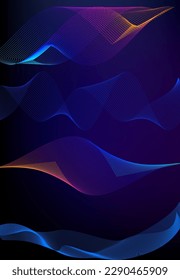 Design elements business presentation template. Vector illustration vertical web banners background, backdrop glow light effect . EPS 10 for web template, web site page presentation, neon disco club