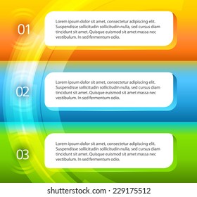 Design elements business presentation template. Vector illustration style infographics / web banners / charts and graphs and tables on white background. EPS 10
