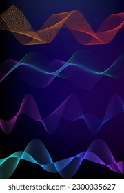 Design elements business presentation template. Vector illustration vertical web banners background, backdrop glow light effect . EPS 10 for web template, web site page presentation, neon disco club