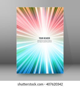 Design elements business presentation template. Vector illustration vertical web banners background, backdrop glow light effect . EPS 10 for web template, web site page presentation