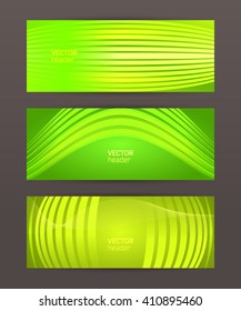 Design elements business presentation template. Vector illustration horizontal web banners background, backdrop glow light effect . EPS 10 for web buttons template, web site page presentation