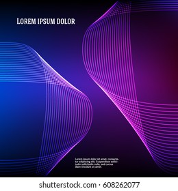 Design elements business presentation template. Vector illustration vertical web banners background, backdrop glow light effect . EPS 10 for web template, web site page presentation