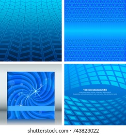 Design elements business presentation template. Vector illustration EPS 10 set background pages, backdrop glow light effect. Business templates for multipurpose web site layout, banners, flyer 