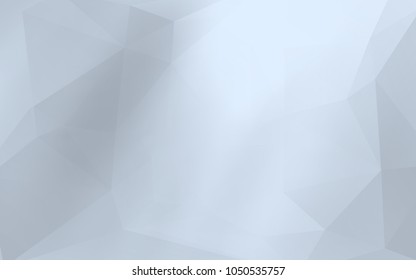 Design elements Business templates presentation. Easy editable vector illustration EPS 10 layout for brochure, monohrome triangle 3d effect crystal lattice on white gradient grey white background