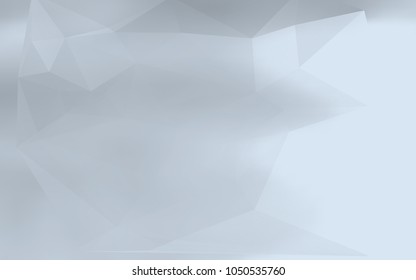 Design elements Business templates presentation. Easy editable vector illustration EPS 10 layout for brochure, monohrome triangle 3d effect crystal lattice on white gradient grey white background