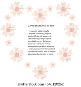 Design elements. Can be used for wedding, baby shower, mothers day, valentines day, birthday cards, invitations, greetings.