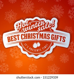 design elements christmas postcard with manuscript and typographic elements design elements happy classic vacation traditional snow holiday background scene edge ball red new ceremony christmas celebr