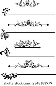 Design elements commonly used for decoration of your designs and project.