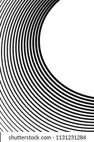 Design elements. Curved many streak. Abstract Circular logo element on white background isolated. Creative band art. Vector illustration EPS 10. digital for promotion new product