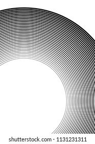 Design elements. Curved many streak. Abstract Circular logo element on white background isolated. Creative band art. Vector illustration EPS 10. digital for promotion new product
