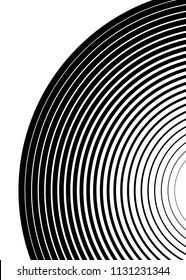 Design elements. Curved many streak. Abstract Circular logo element on white background isolated. Creative band art. Vector illustration EPS 10. digital for promotion new product