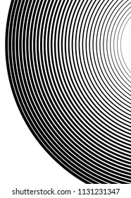 Design elements. Curved many streak. Abstract Circular logo element on white background isolated. Creative band art. Vector illustration EPS 10. digital for promotion new product