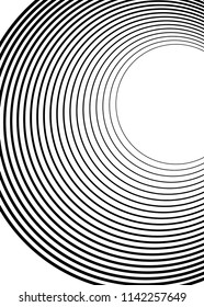 Design elements. Curved many streak. Abstract Circular logo element on white background isolated. Creative band art. Vector illustration EPS 10. digital for promotion new product