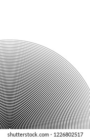 Design elements. Curved many streak. Abstract Circular logo element on white background isolated. Creative band art. Vector illustration EPS 10. digital for promotion new product