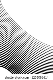 Design elements. Curved many streak. Abstract Circular logo element on white background isolated. Creative band art. Vector illustration EPS 10. digital for promotion new product