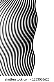 Design elements. Curved many streak. Abstract Circular logo element on white background isolated. Creative band art. Vector illustration EPS 10. digital for promotion new product