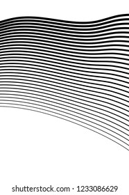 Design elements. Curved many streak. Abstract Circular logo element on white background isolated. Creative band art. Vector illustration EPS 10. digital for promotion new product