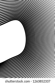Design elements. Curved many streak. Abstract Circular logo element on white background isolated. Creative band art. Vector illustration EPS 10. digital for promotion new product - Vector