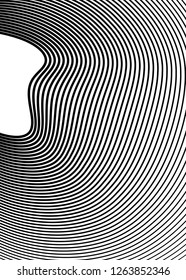 Design elements. Curved many streak. Abstract Circular logo element on white background isolated. Creative band art. Vector illustration EPS 10. digital for promotion new product - Vector
