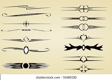 Design elements for decoration