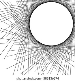 Design elements eclipse of sun style business presentation template on Geometric white background with black lines. Vector illustration EPS 10 for science brochure, future graphics page, report firm