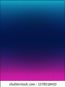 Design elements Editable Halftone dot pattern on dark background. Vector illustration eps 10 wallpaper 
backdrop with blue purple random dots.  Digital data cryptography texture for technology