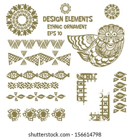 design elements in ethnic style