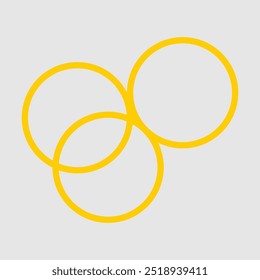 Design elements formed from circular shapes