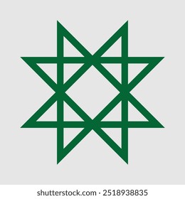 Design elements formed from triangular shapes