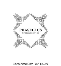 Design elements. Frame. Page decorations.