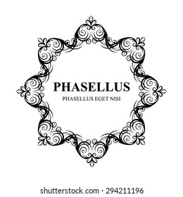 design elements. frame. vector Illustration