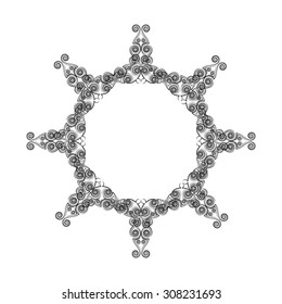 design elements. frame. vector Illustration