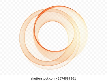 Design elements golden wave of multiple lines circle ring design elements. Abstract frame circle circle.