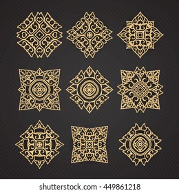 Design elements graphic Thai design ,Abstract Seamless 