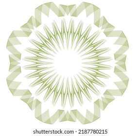 Design elements guilloche. Soft rainbow color. Linear background. polygonal lines. Protective layer for the template of banknotes, diplomas and certificates. Vector illustration EPS 10
