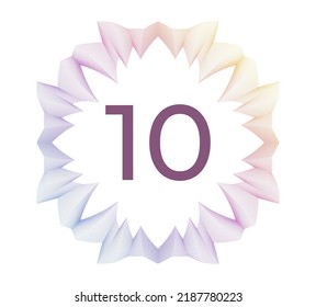 Design elements guilloche. Soft rainbow color. Linear background. polygonal lines. Protective layer for the template of banknotes, diplomas and certificates. Vector illustration EPS 10