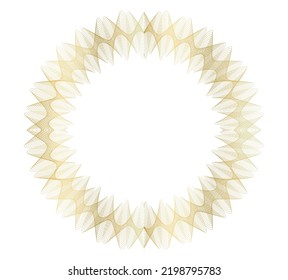 Design elements guilloche. Soft rainbow color. Linear background. polygonal lines. Protective layer for the template of banknotes, diplomas and certificates. Vector illustration EPS 10