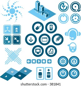 Design Elements. Icons p. 1 Vecotr format, fully editable elements for general use, simply change colours as you wish. I hope you enjoy