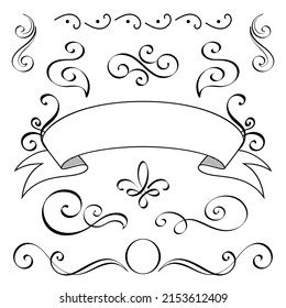 Design elements. Illustration in vector