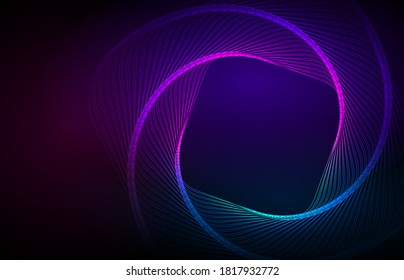 Design elements. Infinity sign color spectrum. Rainbow gradient in the shape Ring circle elegant frame borde. Abstract Circular logo element on colorful gradient. Vector illustration EPS 10 digital 