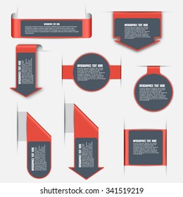 Design Elements. Infographic. Sticker. Vector Illustration. EPS 10