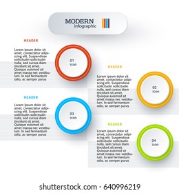 Design elements infographic style background business presentation template. Vector illustration EPS 10 for chart process service company,  industry info-graphic, banners, web page layout, report firm