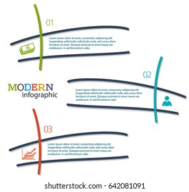 Design elements infographic style background business presentation template. Vector illustration EPS 10 for chart process service company, investment & banking theme, web banners, report firm layout