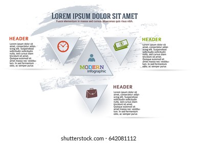 Design elements infographic style background business presentation template. Vector illustration EPS 10 for chart process service company, investment & banking theme, web banners, report firm layout