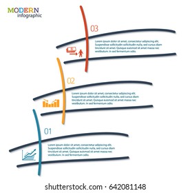 Design elements infographic style background business presentation template. Vector illustration EPS 10 for chart process service company, investment & banking theme, web banners, report firm layout