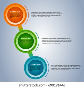 Design elements infographic style background business presentation template. Vector illustration EPS 10 for chart process service company, industry info-graphic, banners, web page layout, report firm
