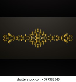 Design elements for luxury products. Vector Illustration.