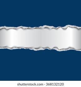 Design elements - multi colored torn paper background strips with space for text